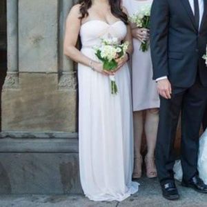 Soft Pink Bridesmaid Dress